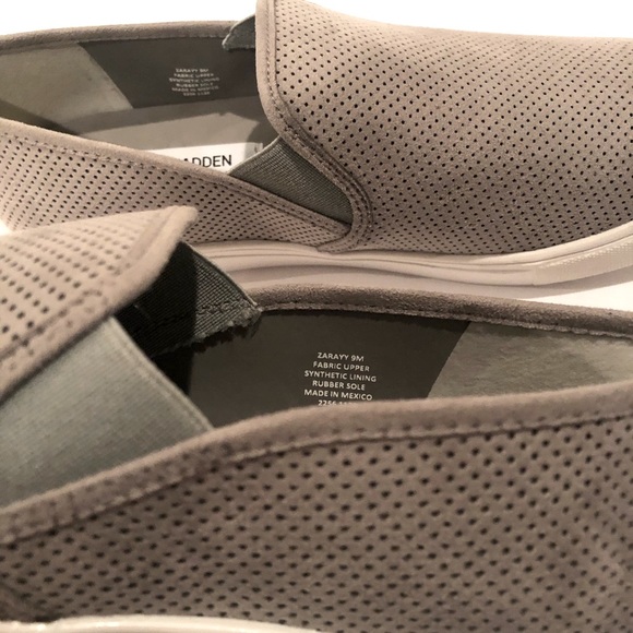 🆕Steve Madden slip on grey sneakers Sz 9 - Picture 11 of 11